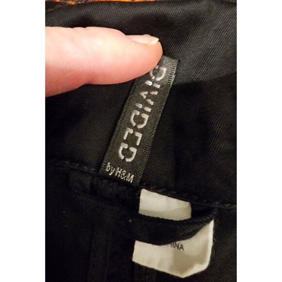 NEW H&M Divided Womens Black Utility Jacket Size 12 - Picture 6 of 14